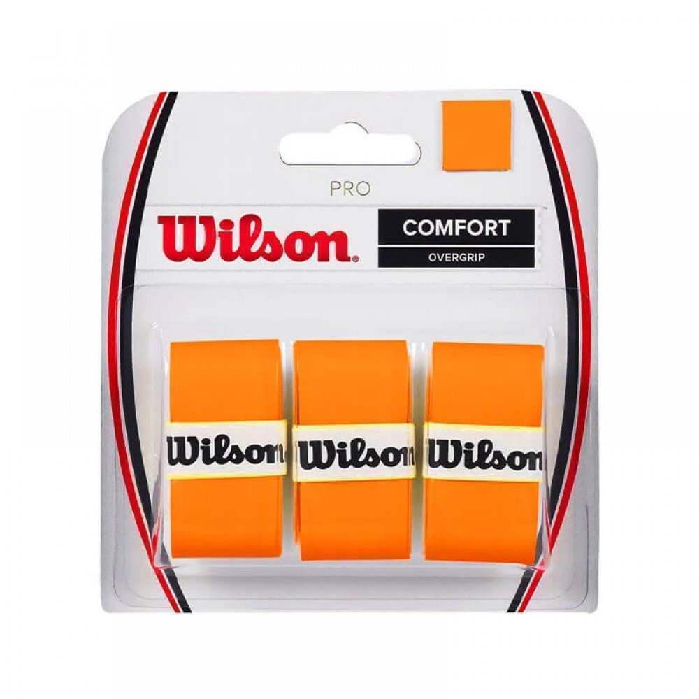 Blister Wilson 3 Overgrips Pro Naranja