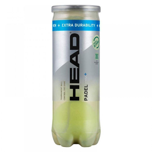 Bote de 3 Pelotas Head Padel Pro +