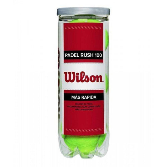 Bote de 3 Pelotas Wilson Rush 100