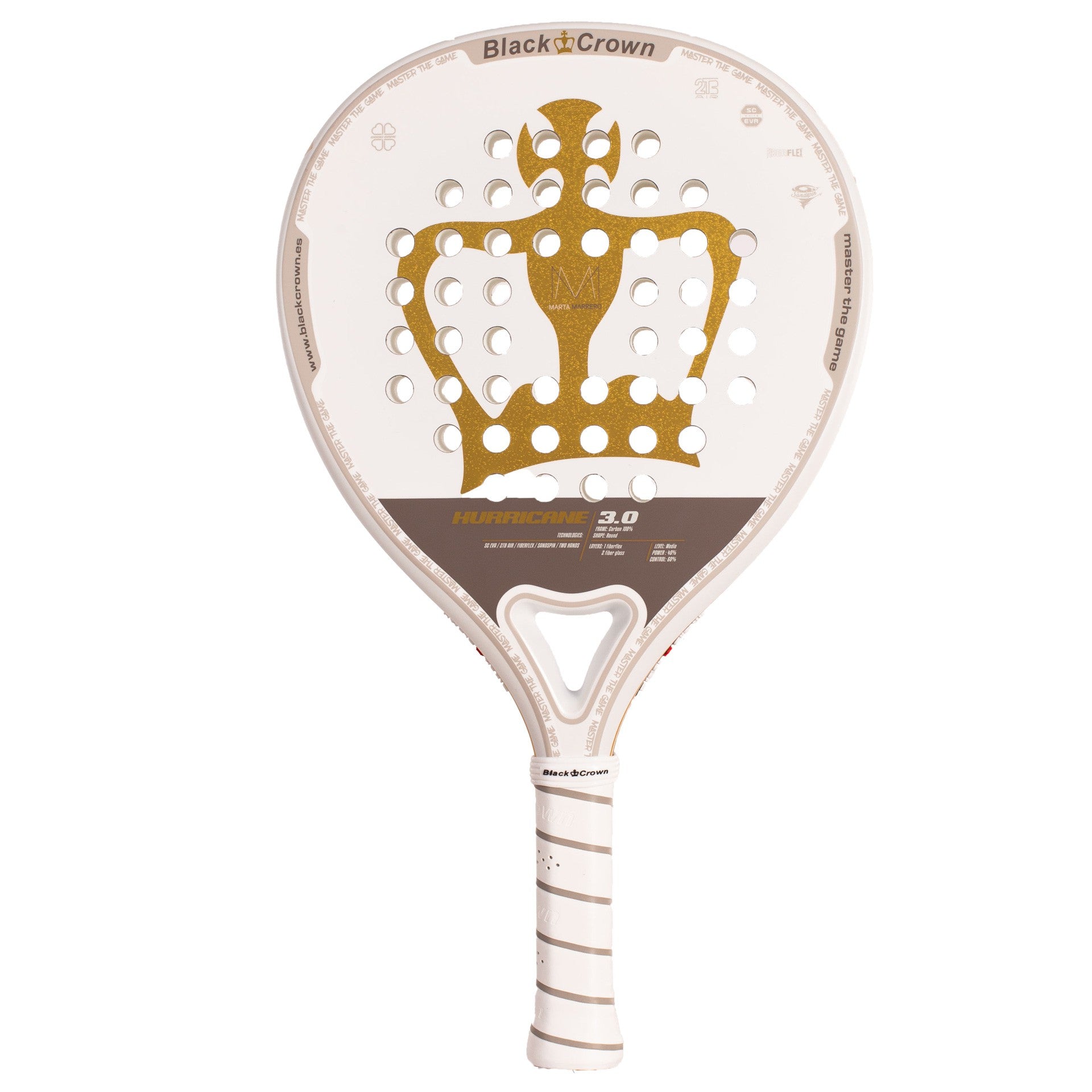 Pala Pádel Black Crown Hurricane 3.0