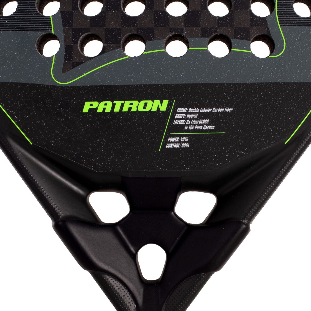 Pala Pádel Black Crown Patron