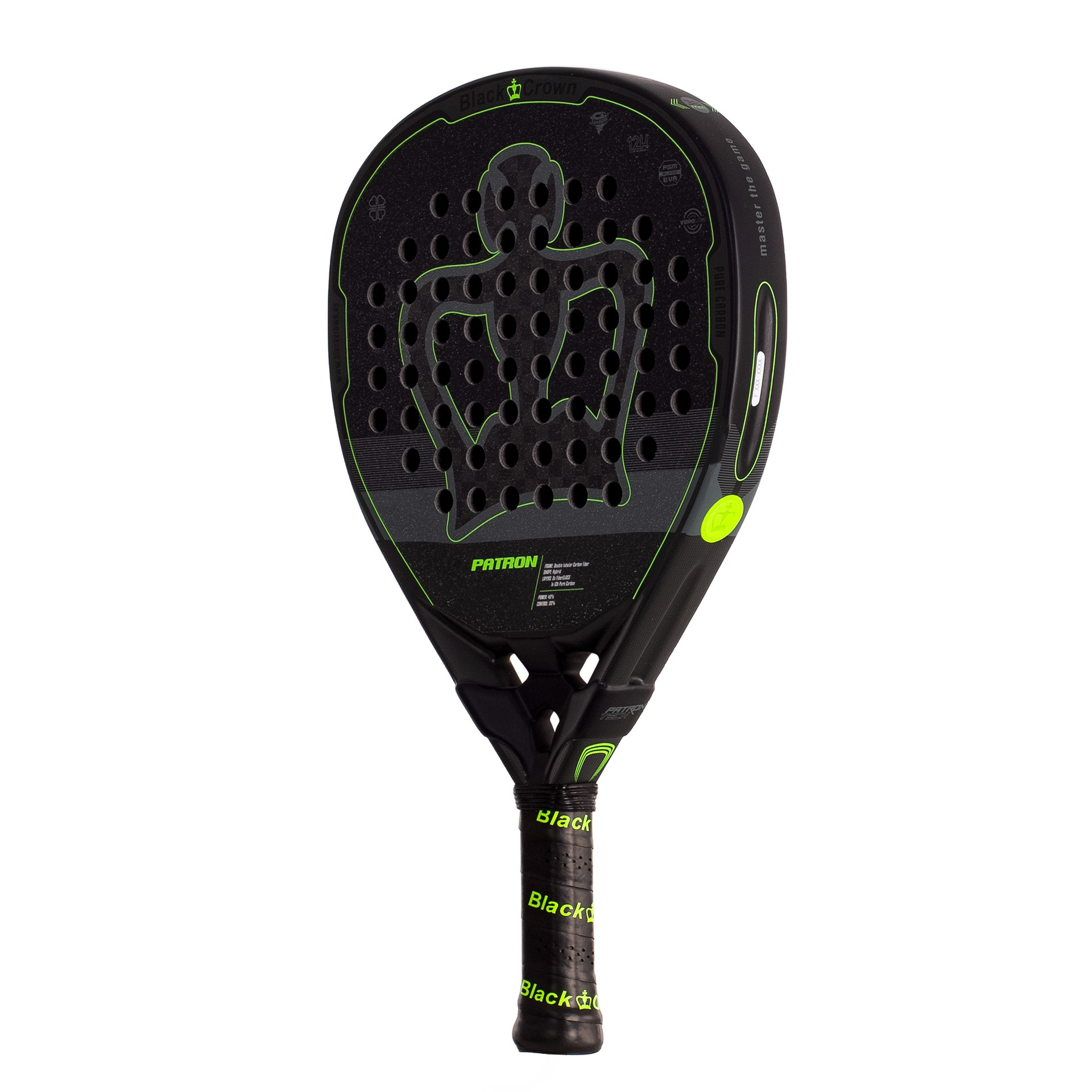 Pala Pádel Black Crown Patron