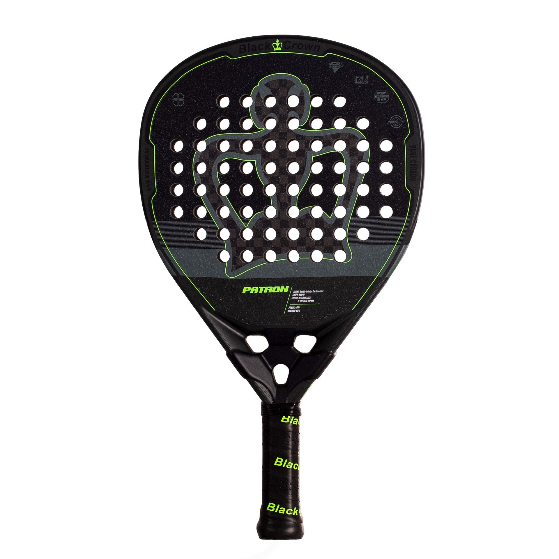 Pala Pádel Black Crown Patron