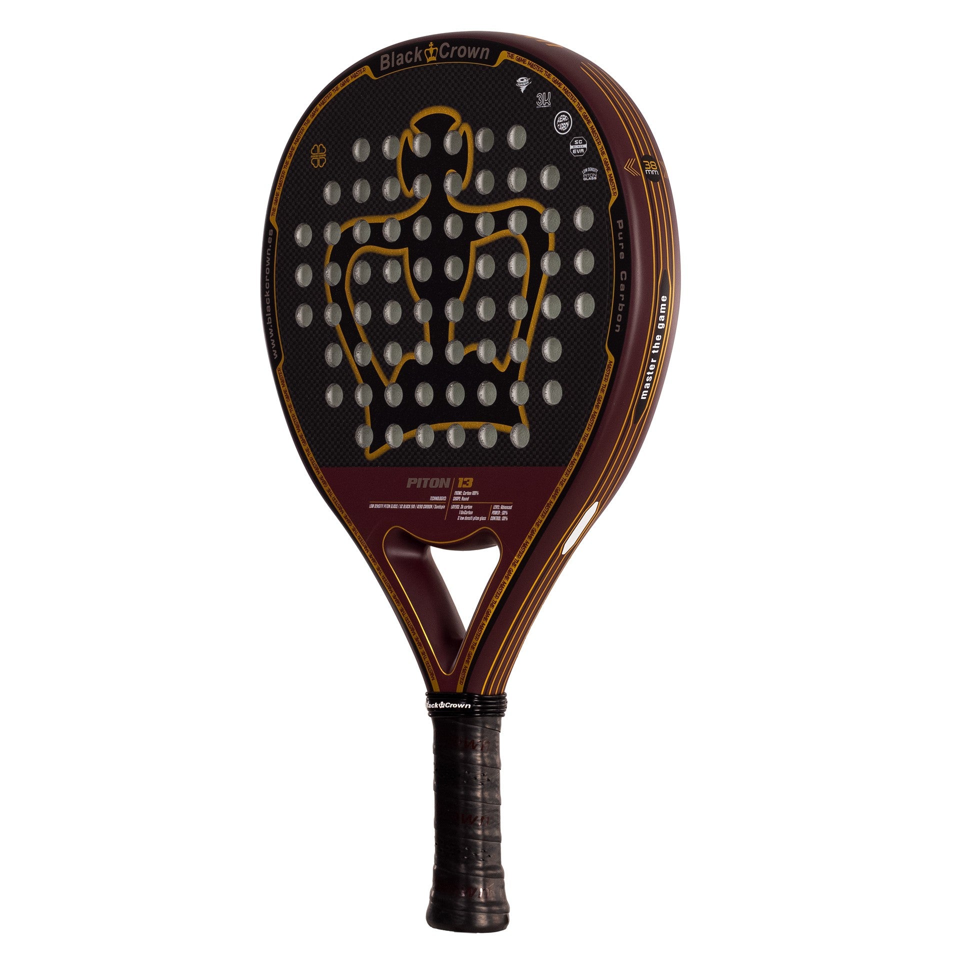 Pala Pádel Black Crown Piton 13