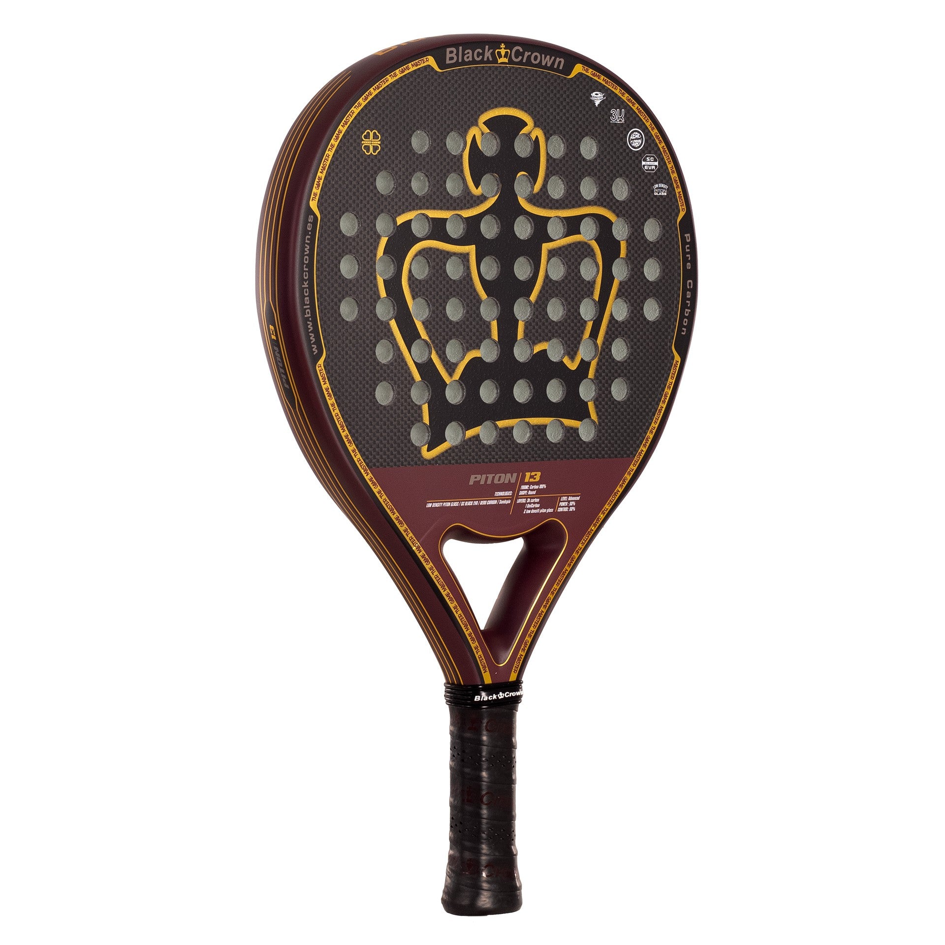 Pala Pádel Black Crown Piton 13