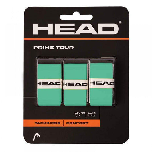 Overgrips Head Prime Tour Menta 3 Unidades