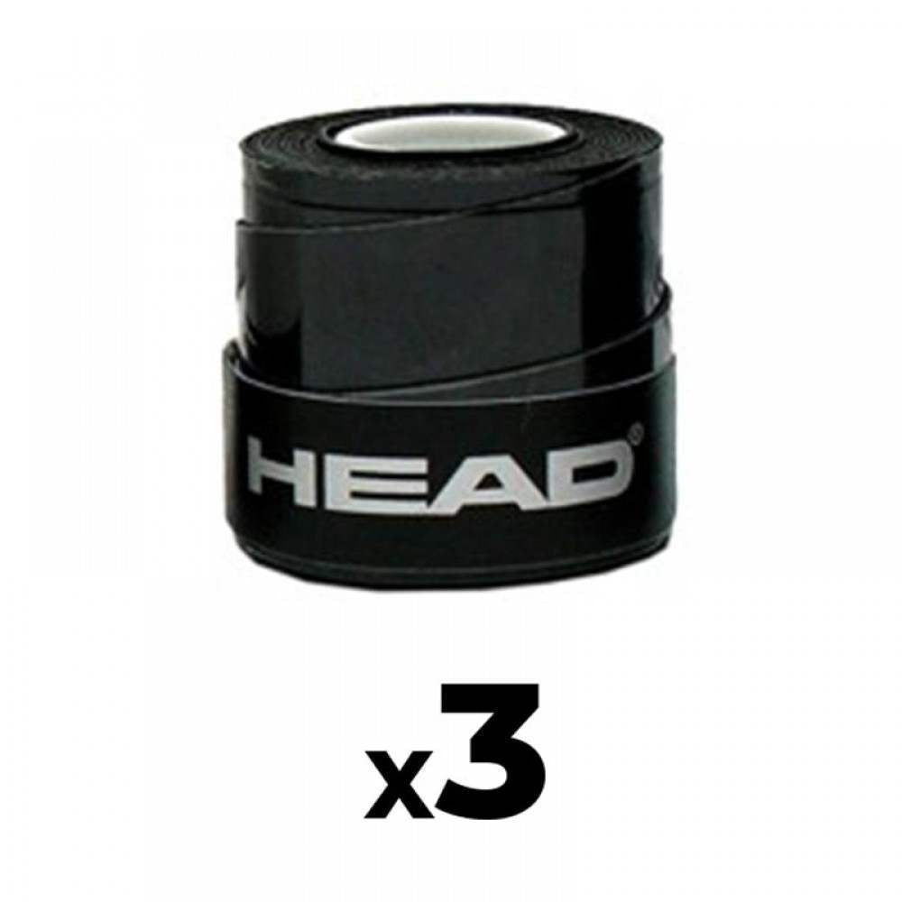 Overgrips Head Xtreme Soft Negro 3 Unidades