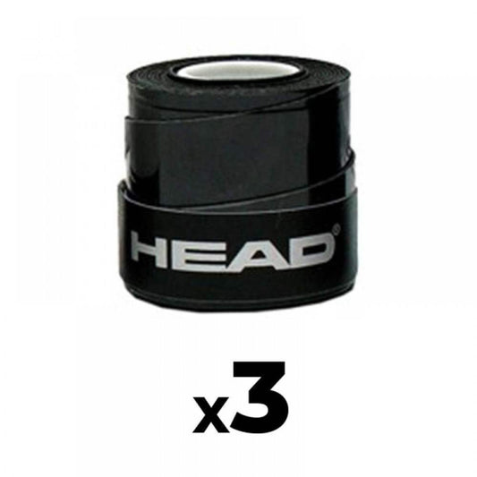 Overgrips Head Xtreme Soft Negro 3 Unidades