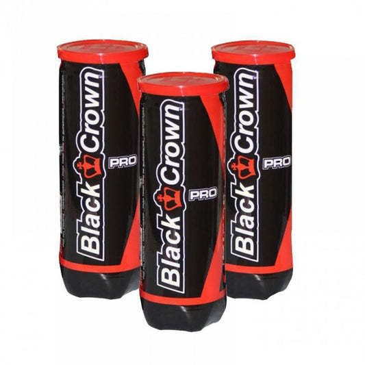 Pack de 3 Botes de Pelotas Black Crown