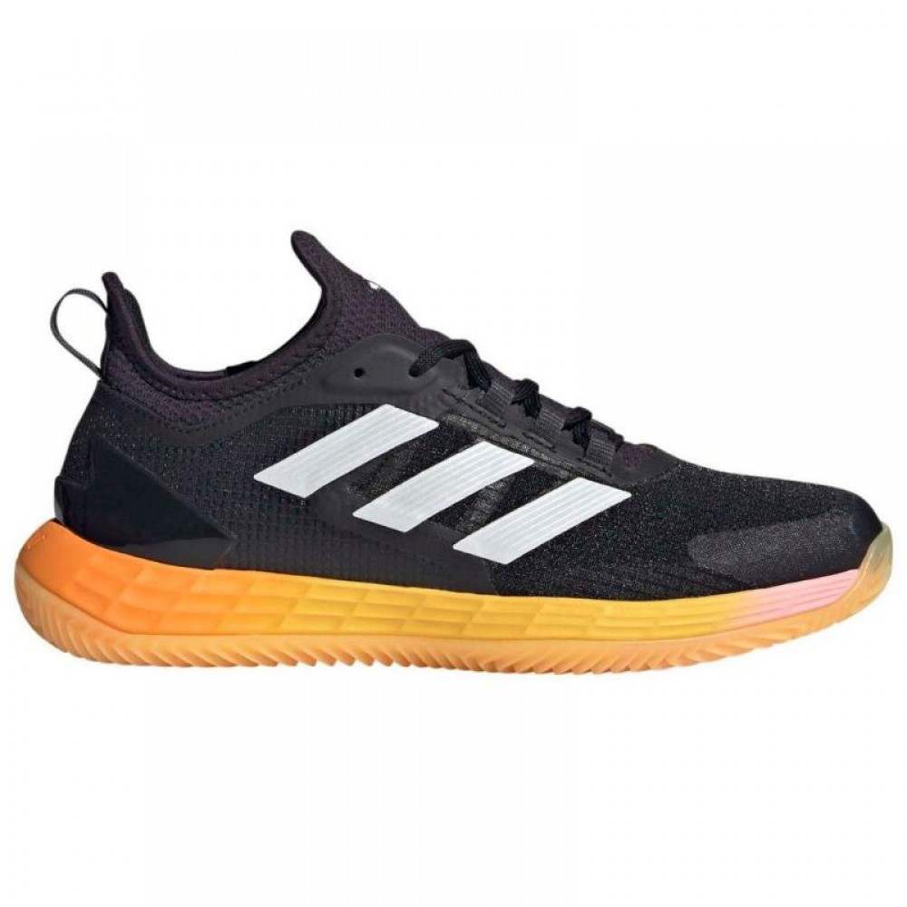 Zapatillas Adidas Adizero Ubersonic 4.1 Clay Negro Plata Naranja Mujer