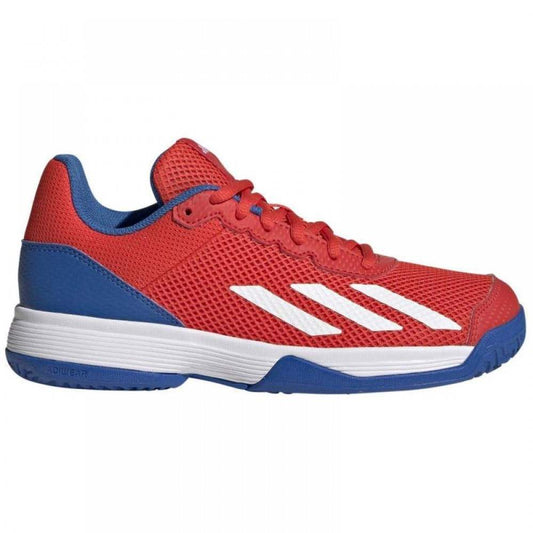 Zapatillas Adidas Courtflash Rojo Azul Junior