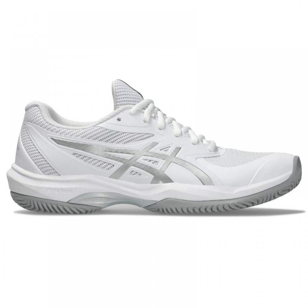 Zapatillas Asics Game FF Clay Blanco Plata Mujer