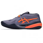 Zapatillas Asics Gel Resolution X Clay Gris Purpura Naranja