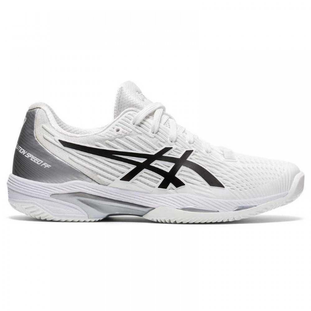 Zapatillas Asics Solution Speed FF 2 Blanco Negro Mujer