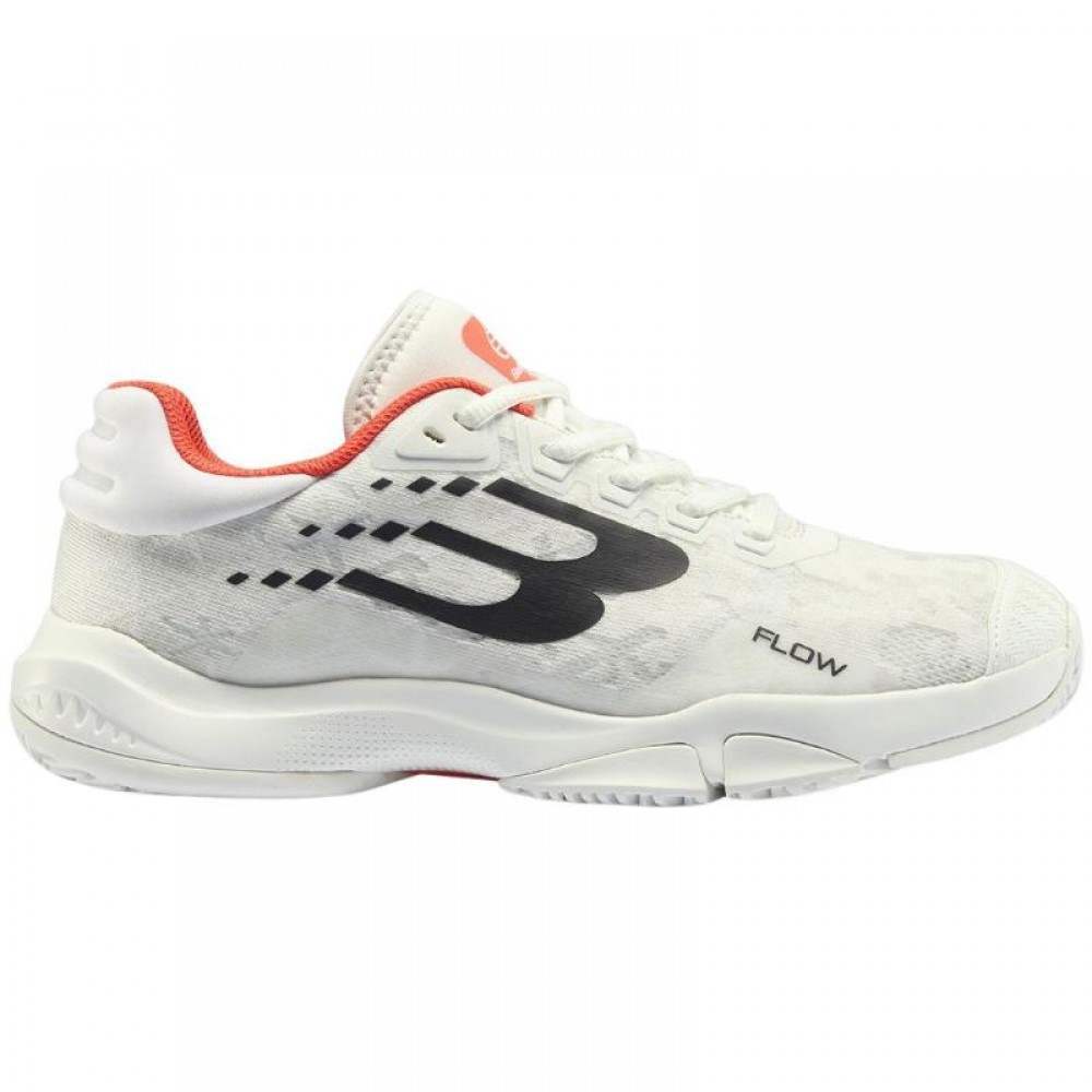 Zapatillas Bullpadel Flow 24I Blanco Naranja Mujer